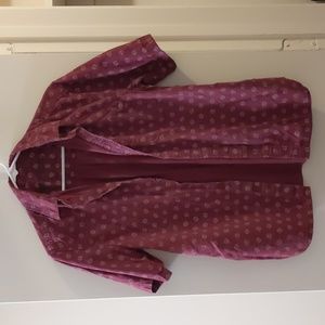 Mossimo Supply Co. Maroon Button Up Shirt